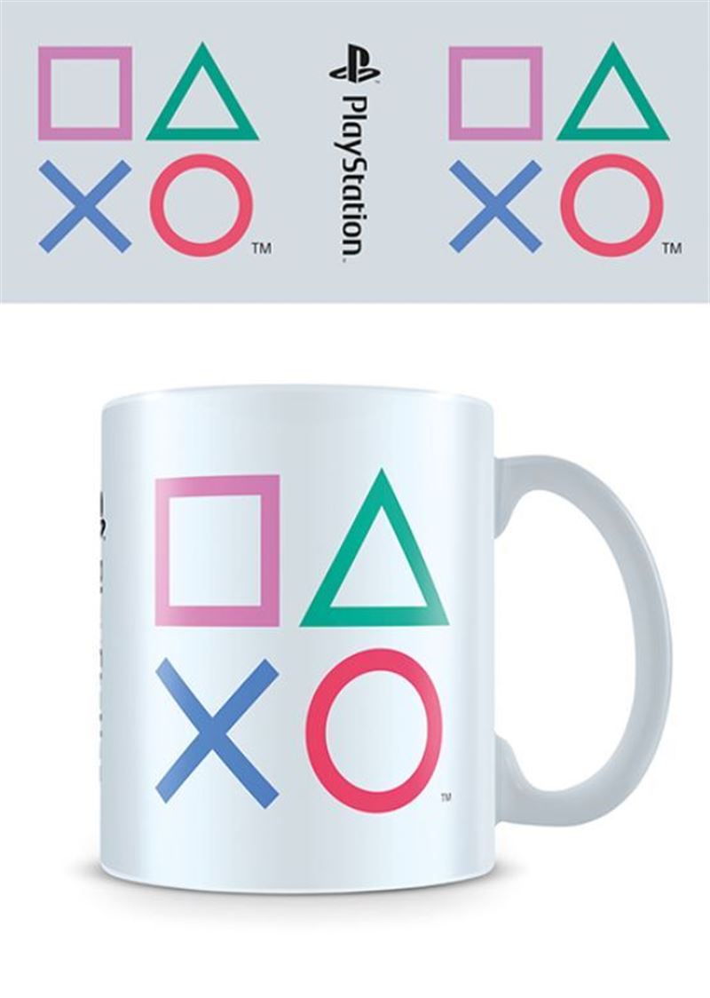 Playstation - Shapes Coloured Mug