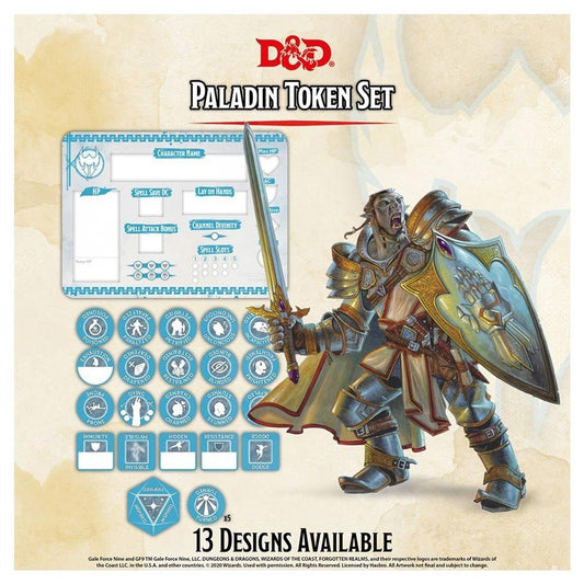 D&D Class Token Set Paladin