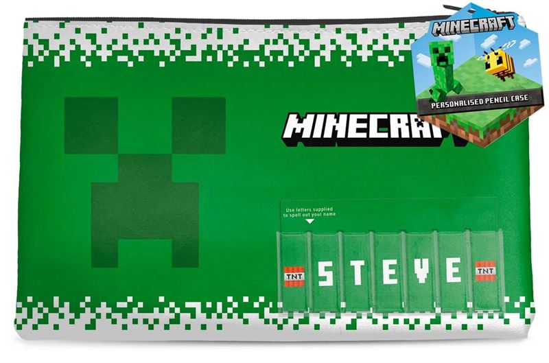 Minecraft - Steve - Named Pencil Case