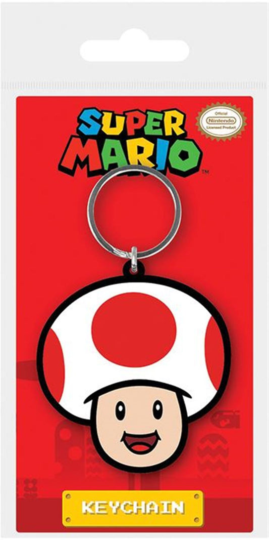 Super Mario - Toad - Rubber Keyring