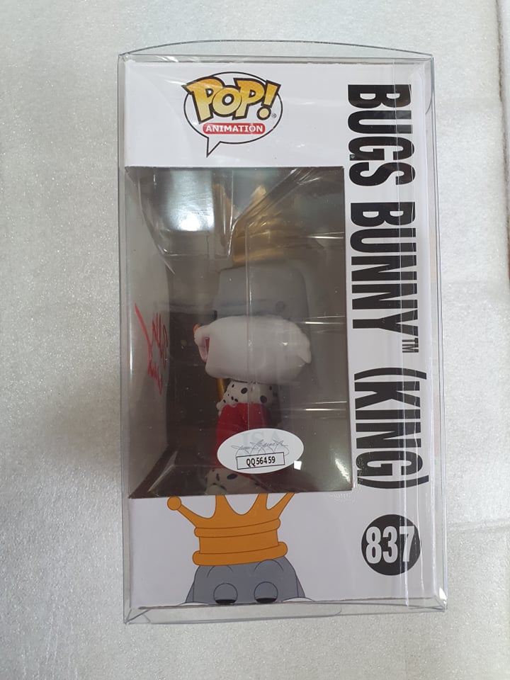 Looney Tunes - Bugs Bunny (King) #837 Signed POP! Vinyl