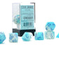 CHX 26465 Gemini Pearl Turquoise-White/blue Luminary 7-Die Set