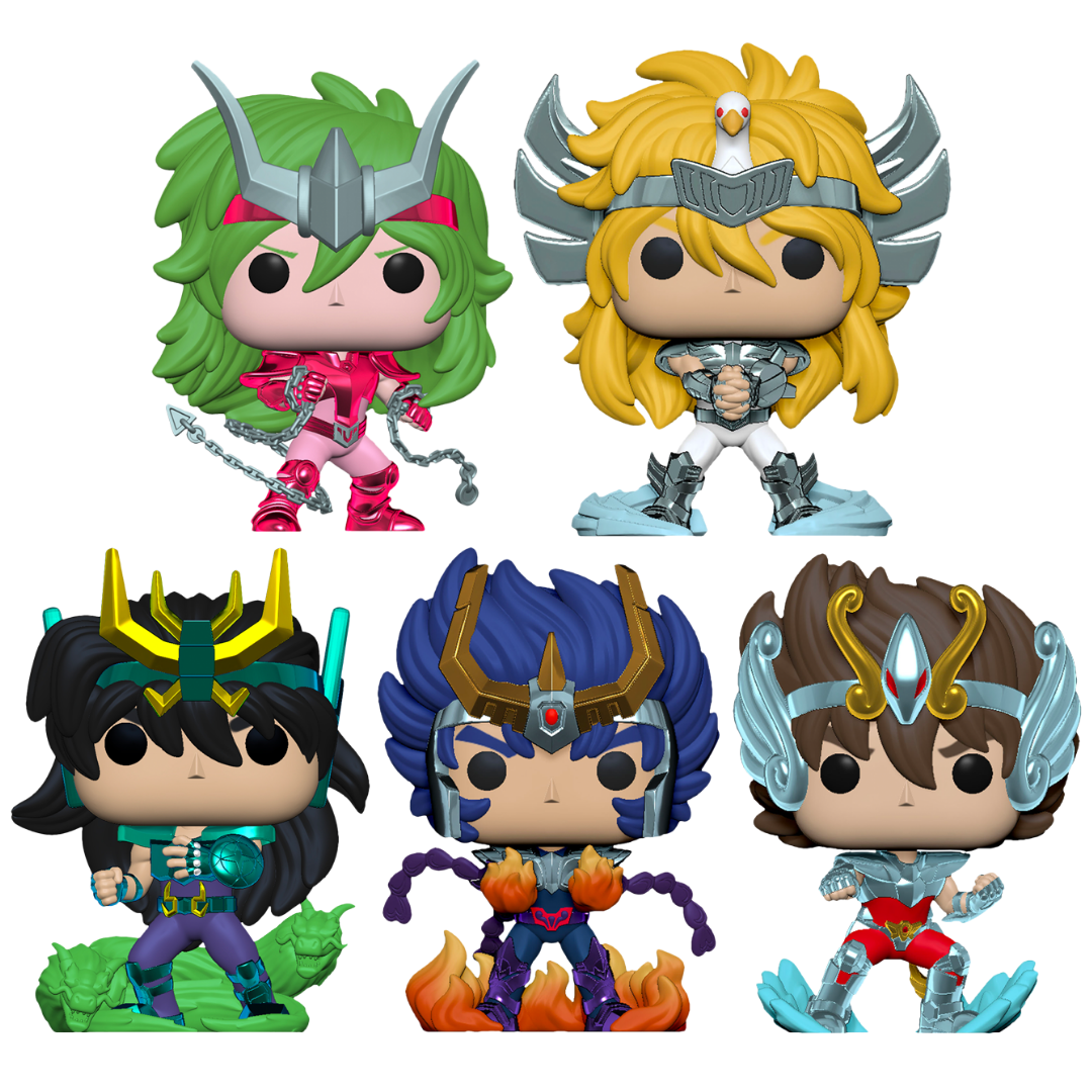 Saint Seiya Bundle - 5 POP! Vinyls - Ozzie Collectables