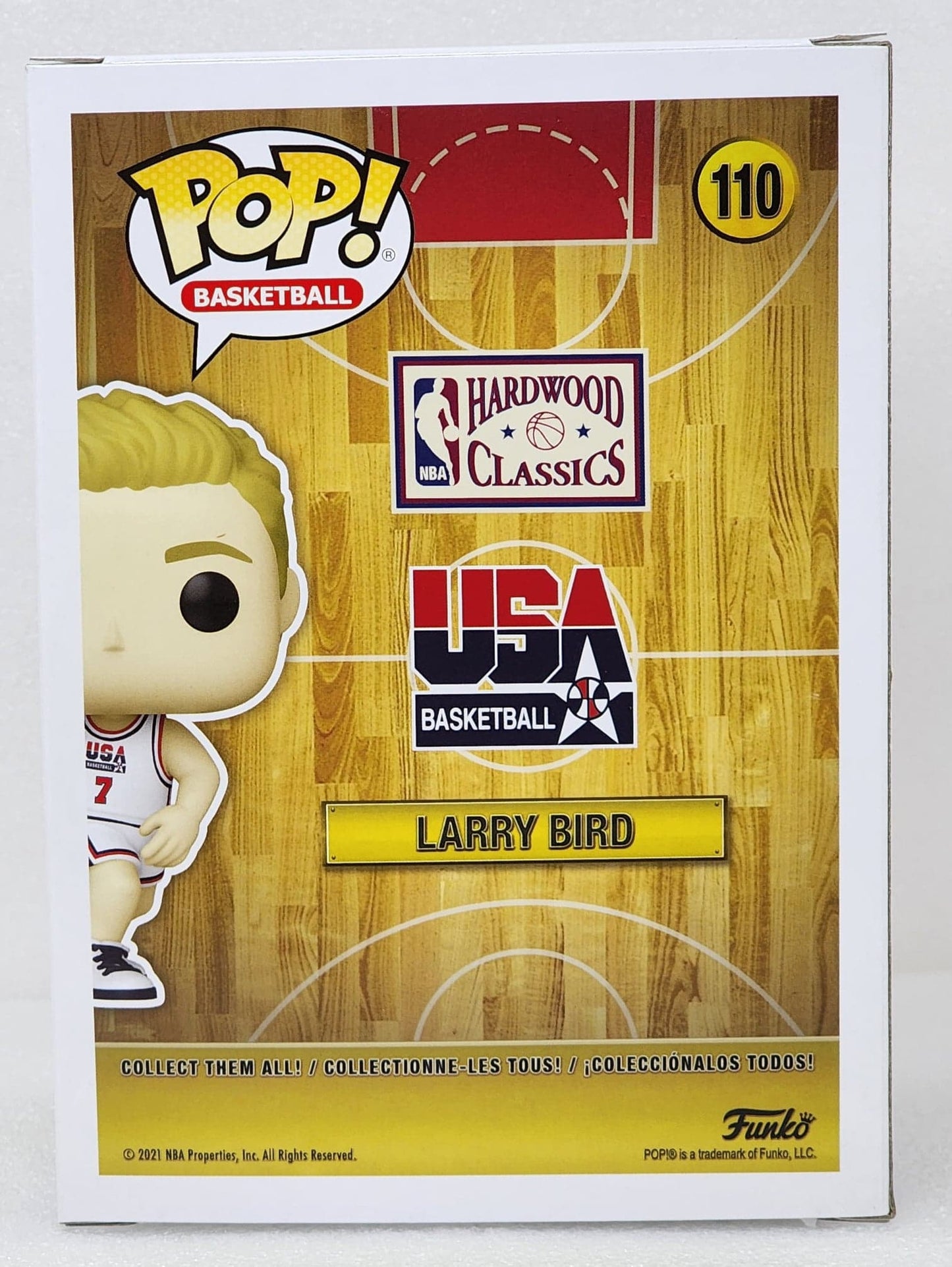 NBA: Boston Celtics - Larry Bird Signed Pop! Vinyl #110