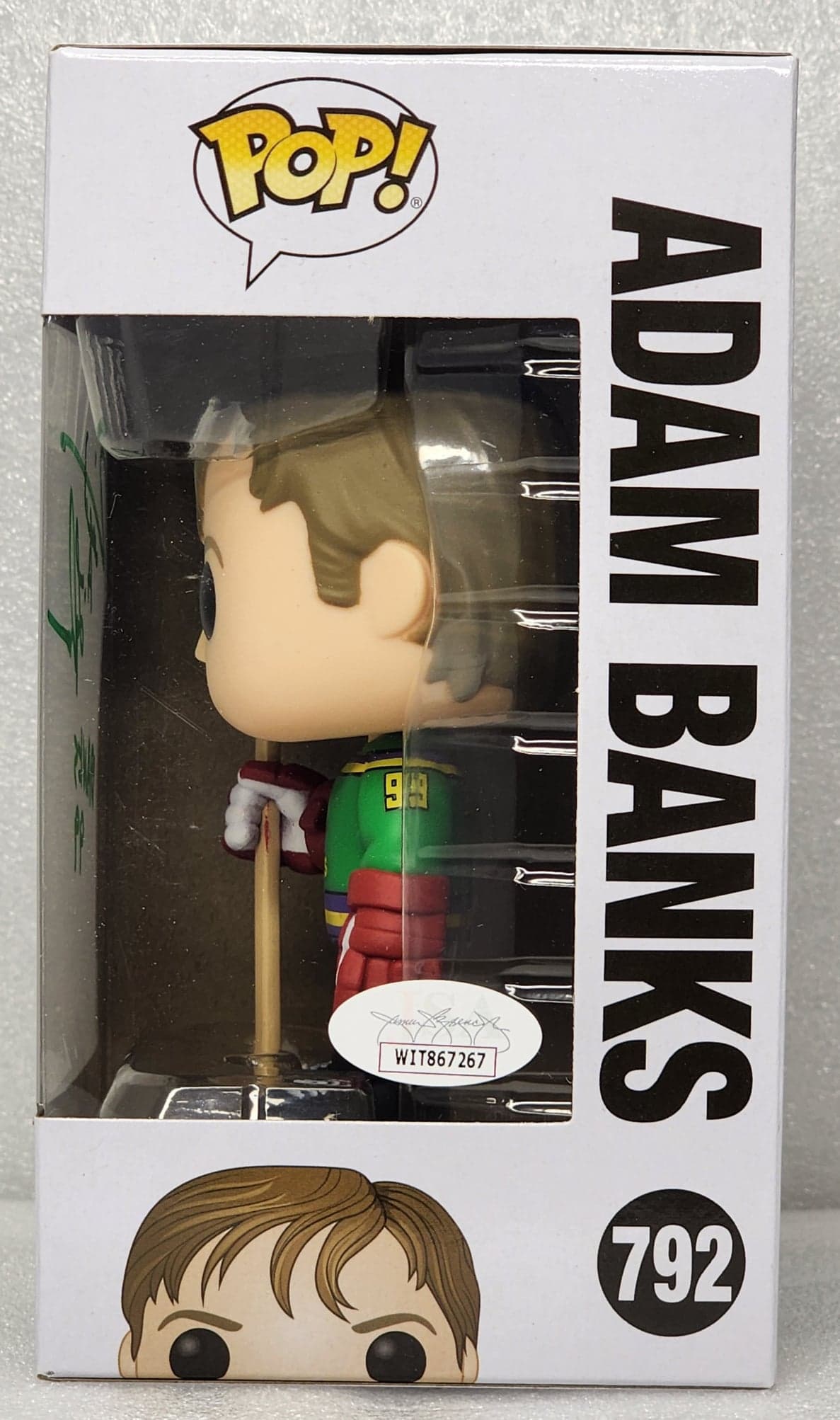 The Mighty Ducks - Adam Banks Signed Pop! Vinyl #792