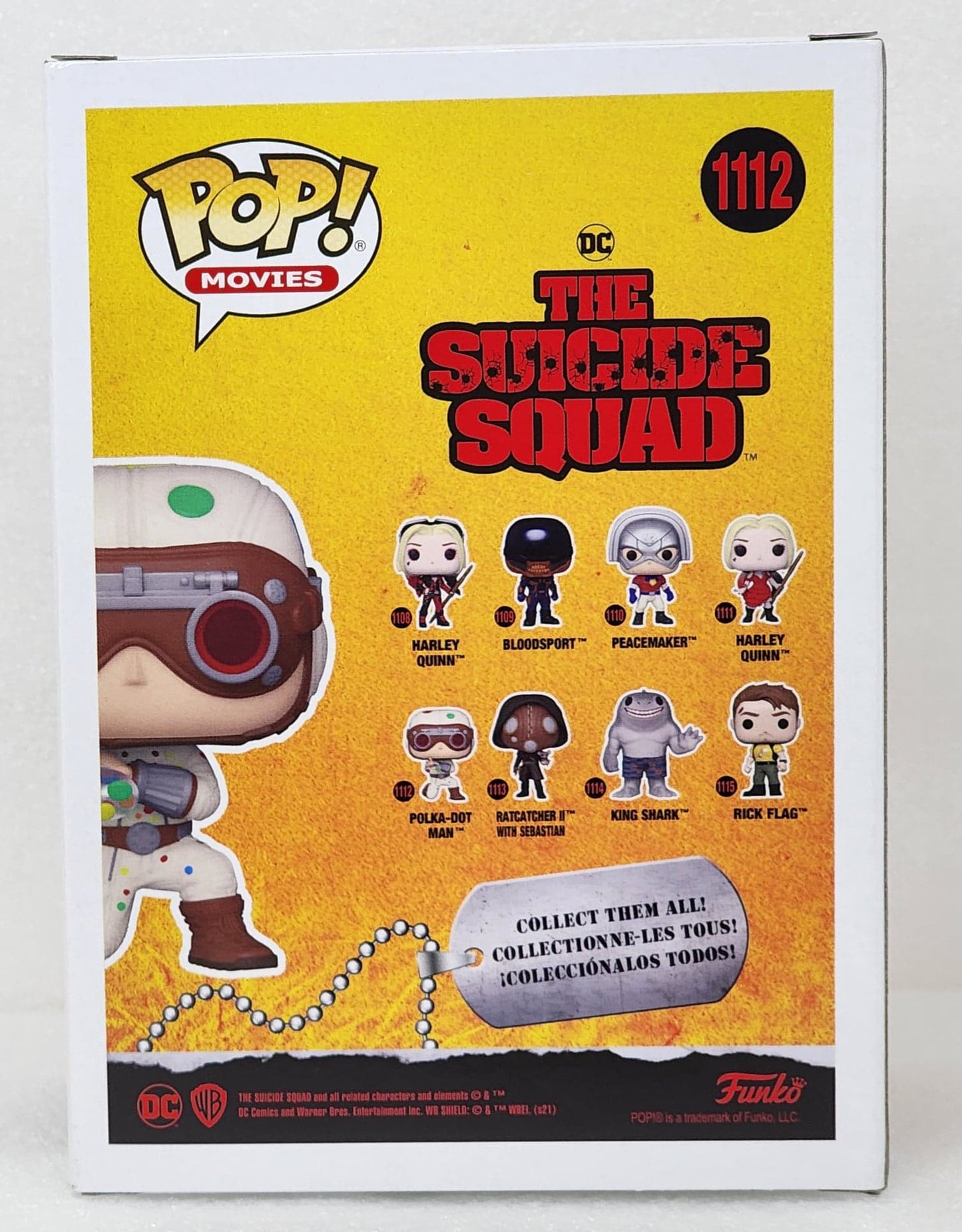 The Suicide Squad - Polka Dot Man Signed Pop! Vinyl #1112