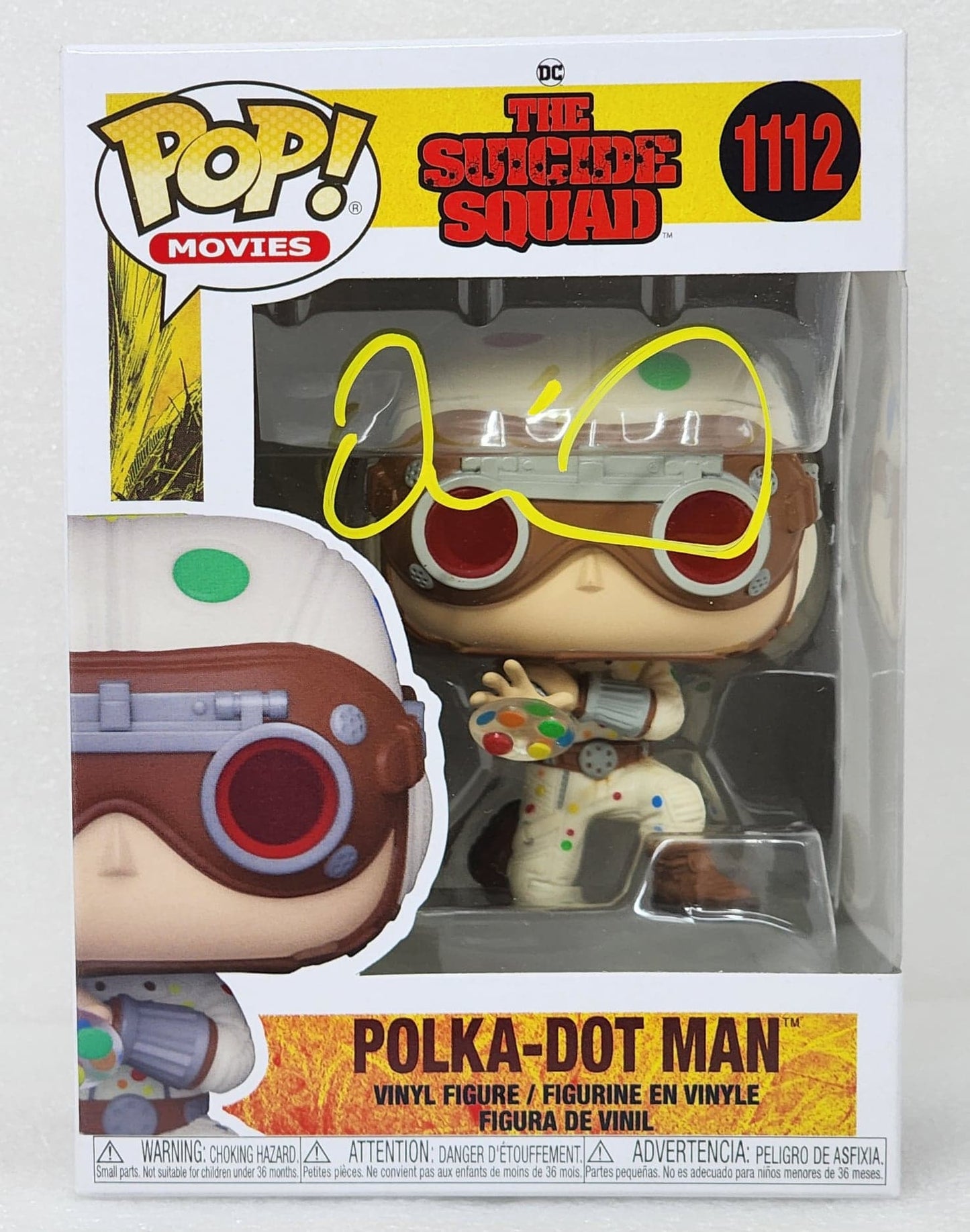 The Suicide Squad - Polka Dot Man Signed Pop! Vinyl #1112