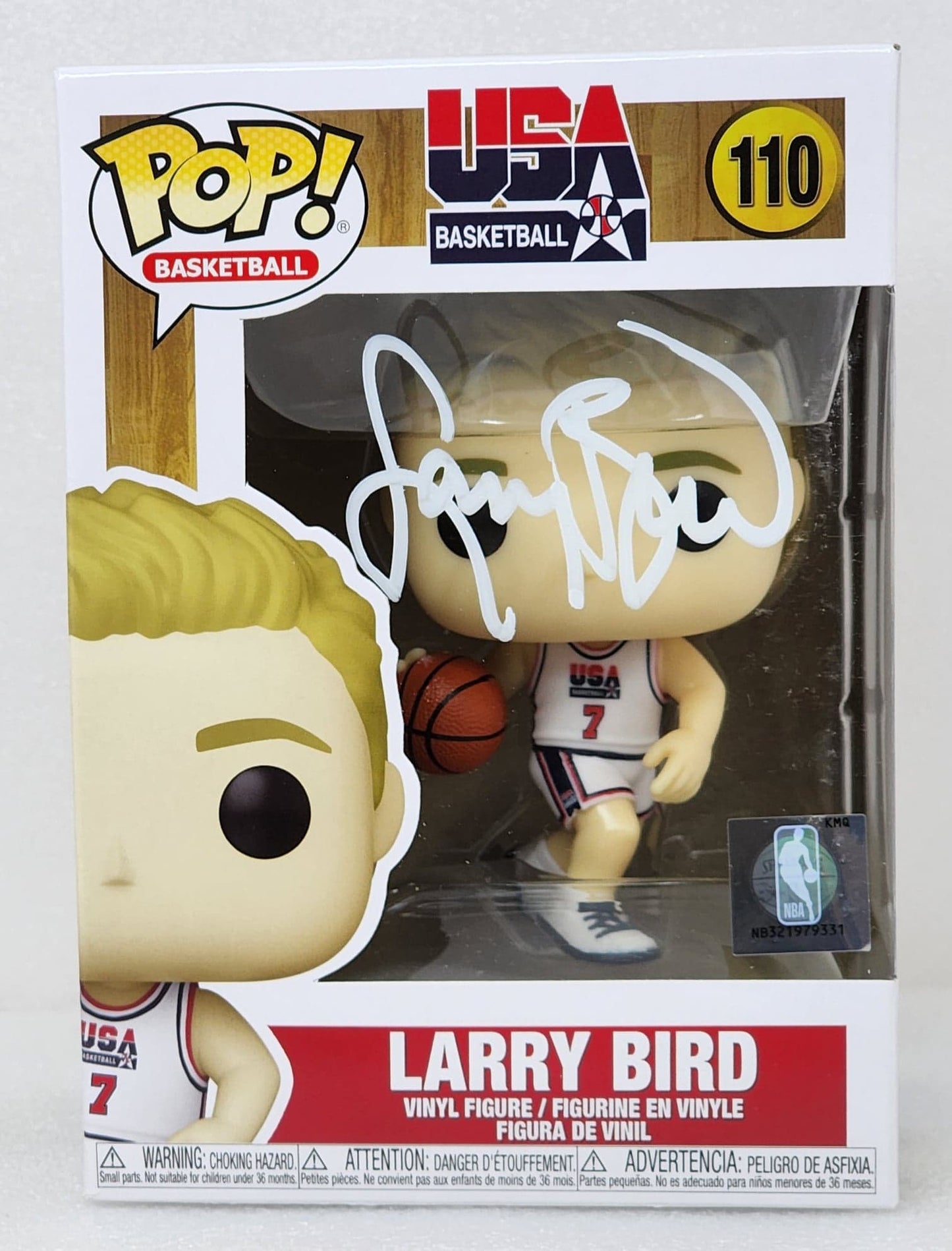 NBA: Boston Celtics - Larry Bird Signed Pop! Vinyl #110