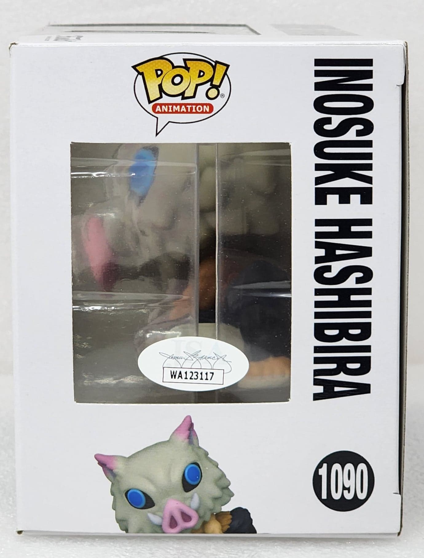 Demon Slayer - Inosuke Lounging Signed Pop! Vinyl #1090