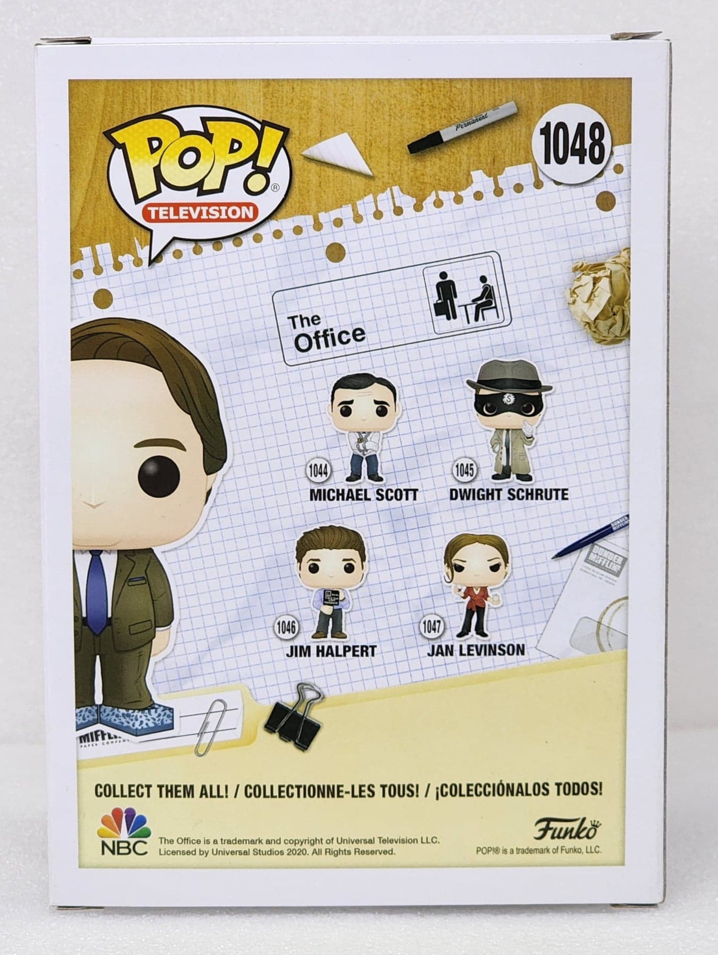 The Office - Kevin Malone Signed Pop! Vinyl #1048