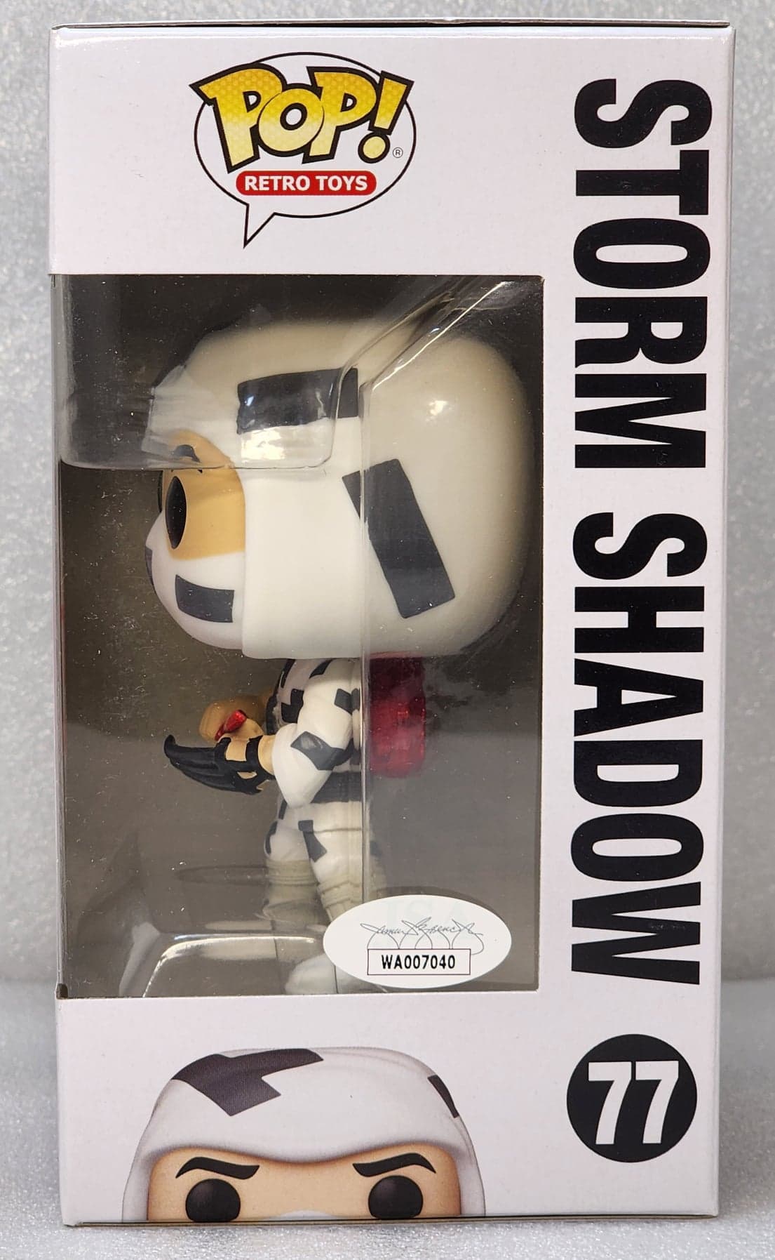 G.I. Joe - Storm Shadow Signed Pop! Vinyl #77