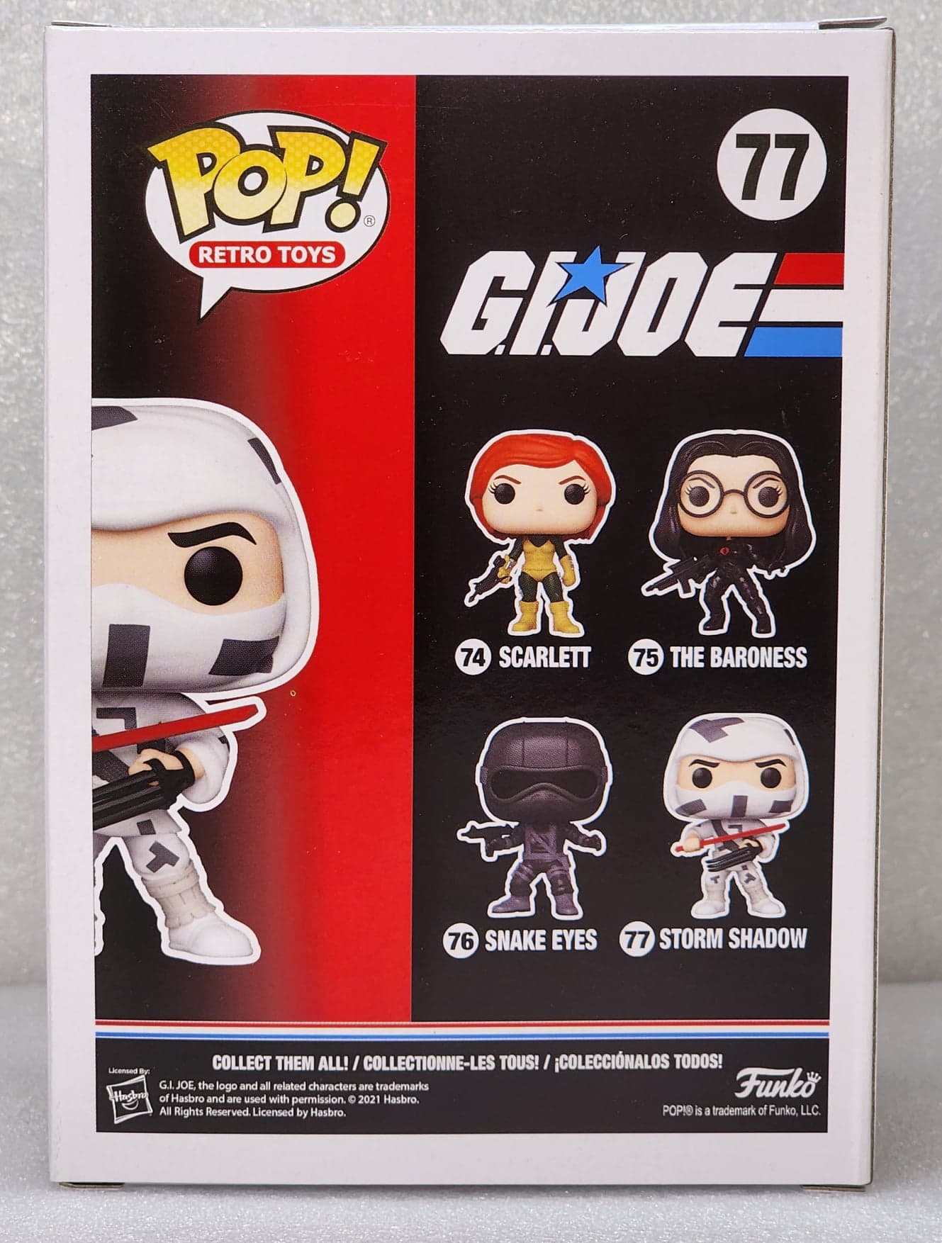 G.I. Joe - Storm Shadow Signed Pop! Vinyl #77