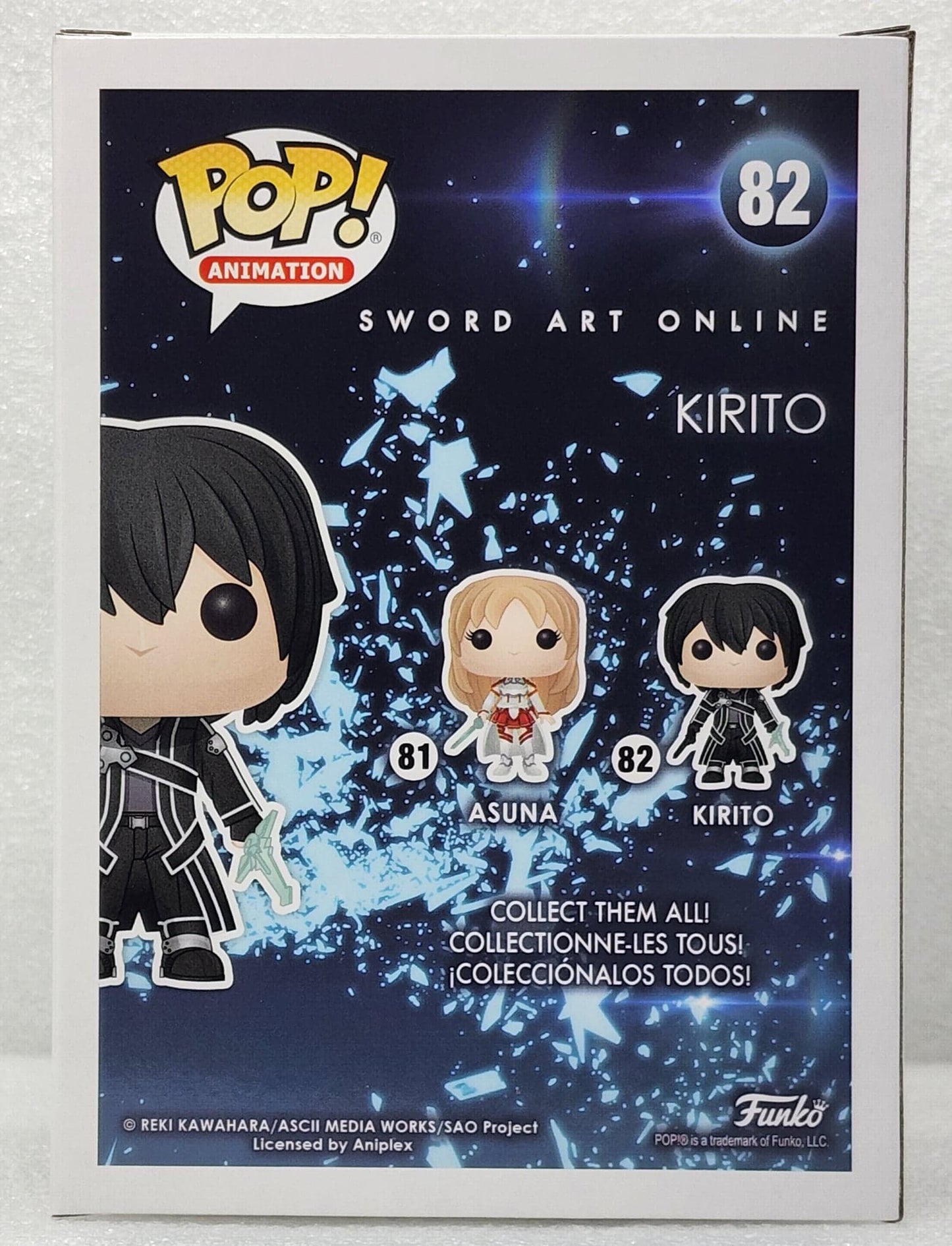 Sword Art Online - Kirito Signed Pop! Vinyl  #82