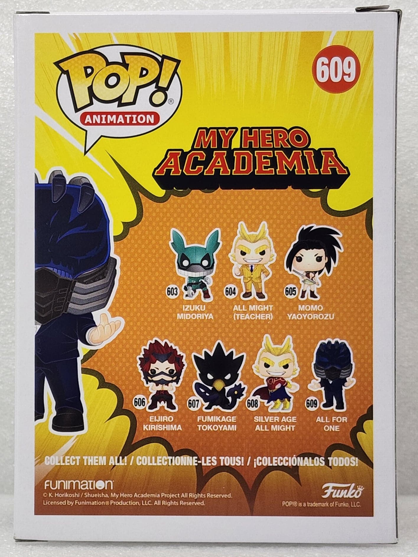 My Hero Academia - All For One Signed Pop! Vinyl