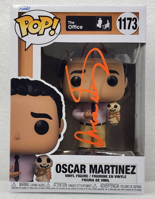 The Office - Oscar Martinez Signed Pop! Vinyl #1173