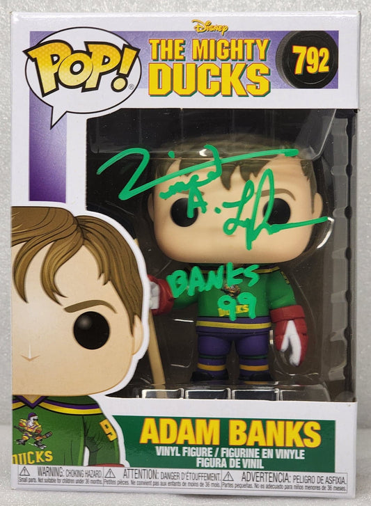 The Mighty Ducks - Adam Banks Signed Pop! Vinyl #792