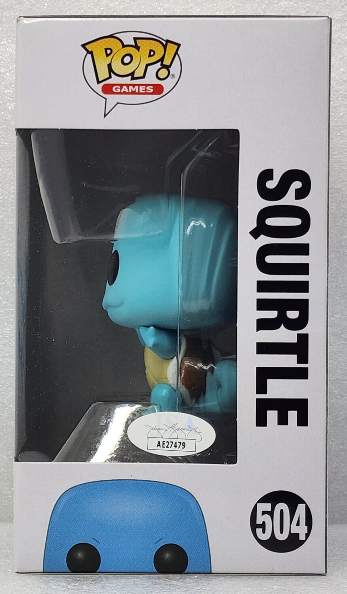 Pokemon - Squirtle Signed Pop! Vinyl #504
