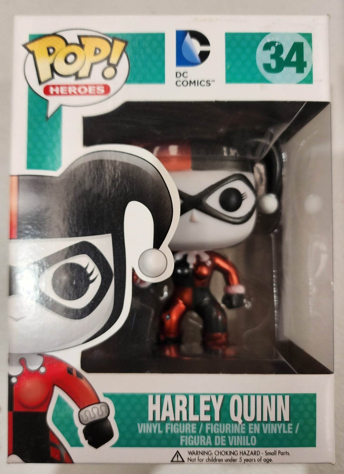 DC Comics - Harley Quinn Metallic Pop! Vinyl #34