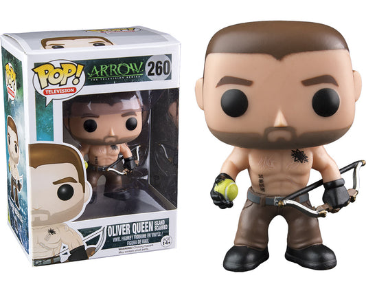 Oliver Queen (Island Scarred) - Arrow Pop! Vinyl #260 - Ozzie Collectables