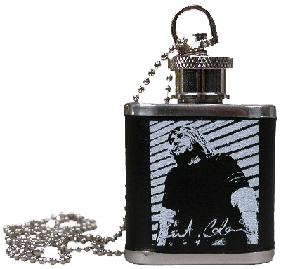 Kurt Cobain - Flask Necklace - Ozzie Collectables