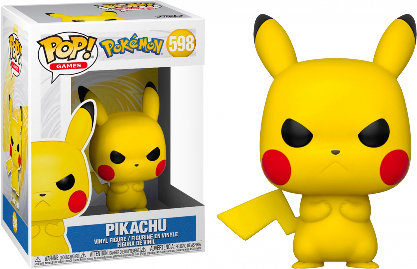 Pokemon - Pikachu Grumpy Pop! Vinyl - Ozzie Collectables
