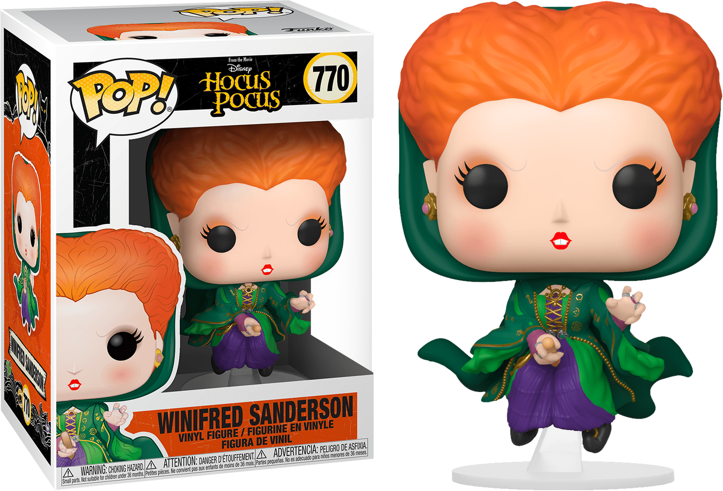 Hocus Pocus - Winifred Sanders Flying Pop! Vinyl - Ozzie Collectables