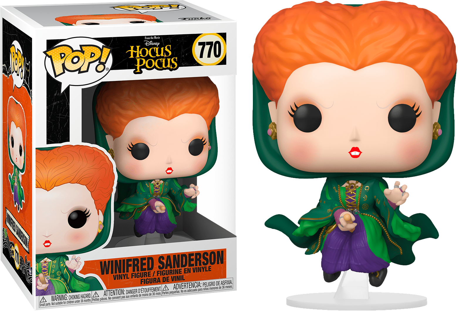 Hocus Pocus - Winifred Sanders Flying Pop! Vinyl - Ozzie Collectables
