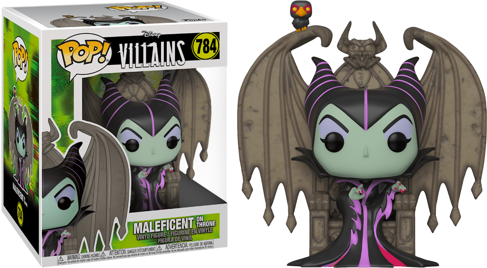 Sleeping Beauty - Maleficent on Throne Pop! Deluxe - Ozzie Collectables