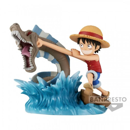 ONE PIECE - WORLD COLLECTABLE FIGURE LOG STORIES - MONKEY.D.LUFFY VS LOCAL SEA MONSTER