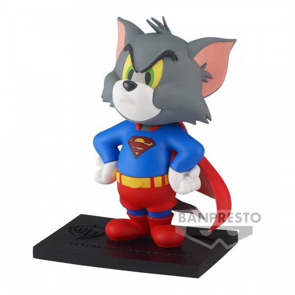 TOM AND JERRY - FIGURE COLLECTION - TOM AND JERRY AS SUPERMAN WB100TH ANNIVERSARY VER. (A: TOM)