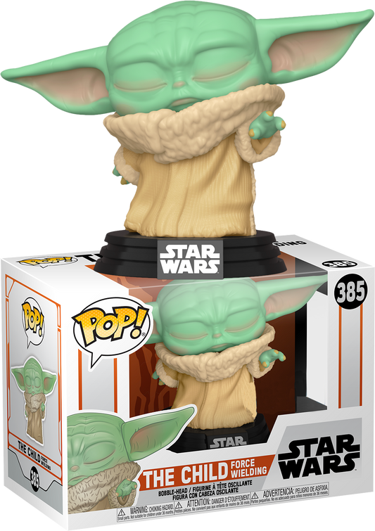 Star Wars: The Mandalorian - The Child Force Wielding US Exclusive Pop! Vinyl - Ozzie Collectables