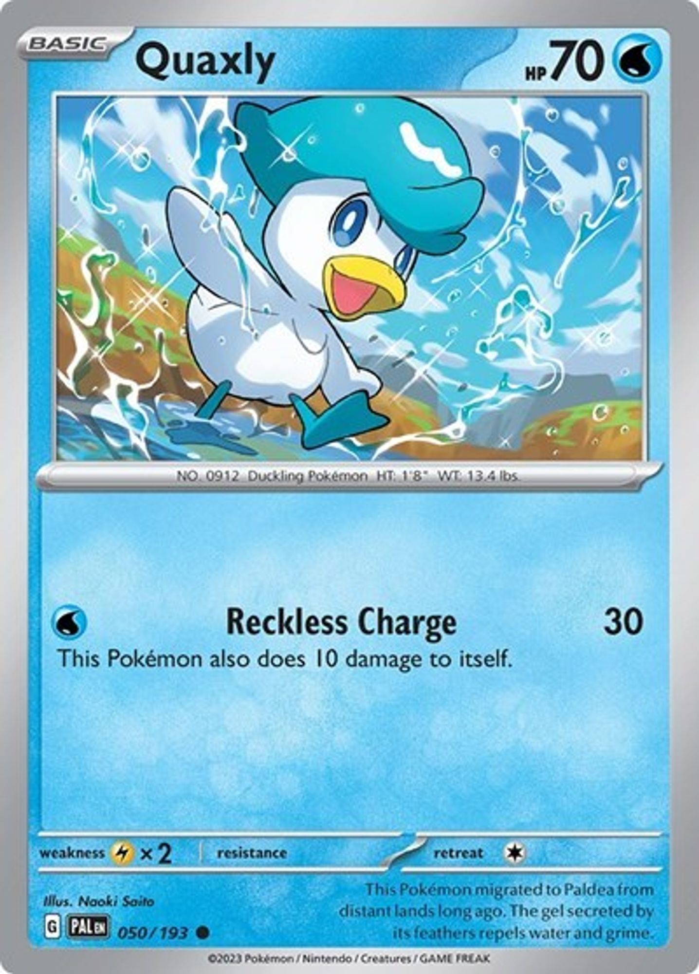 Quaxly - 050/193 (Summer 2023 Collector Chest)