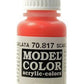 Vallejo Model Colour Scarlet 17 ml - Ozzie Collectables