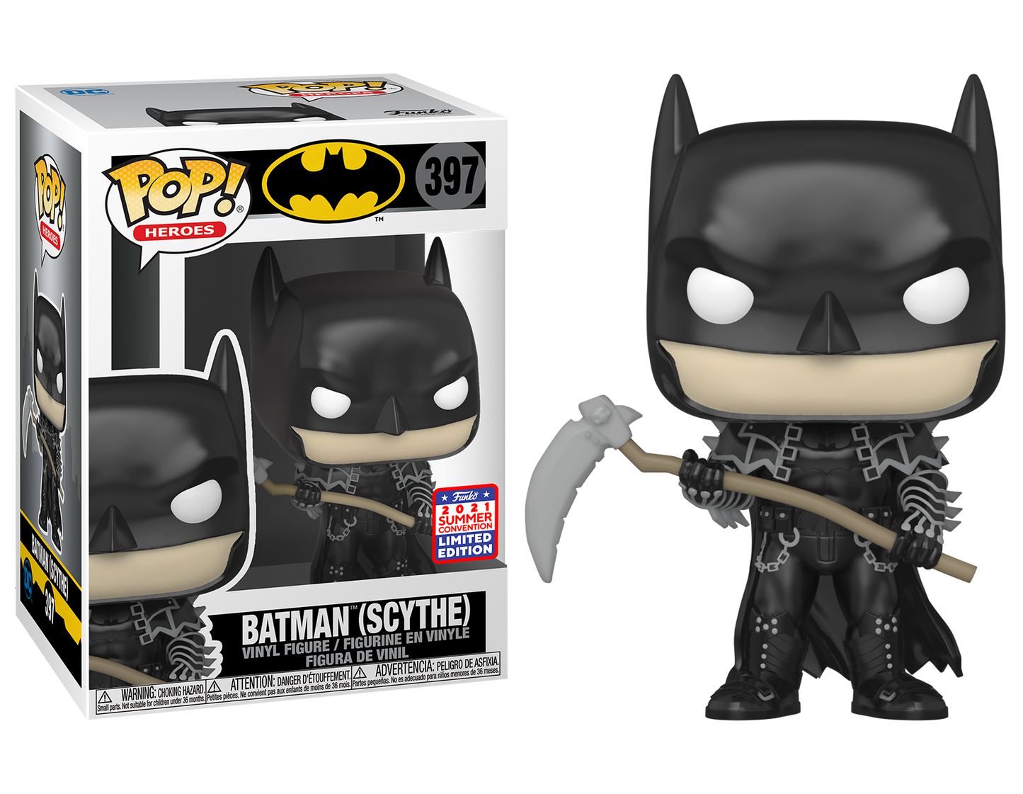 Batman - Batman with Scythe DC Funkon 2021 Summer Convention Exclusive Pop! Vinyl