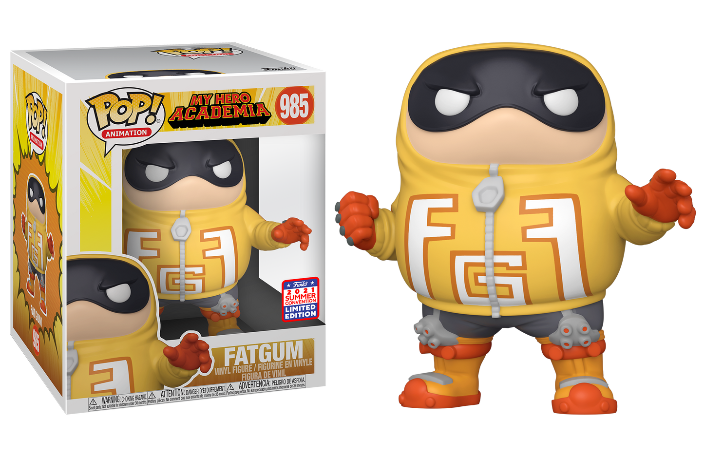 My Hero Academia - Fatgum 2021 Summer Convention Exclusive 6" Pop! Vinyl #985