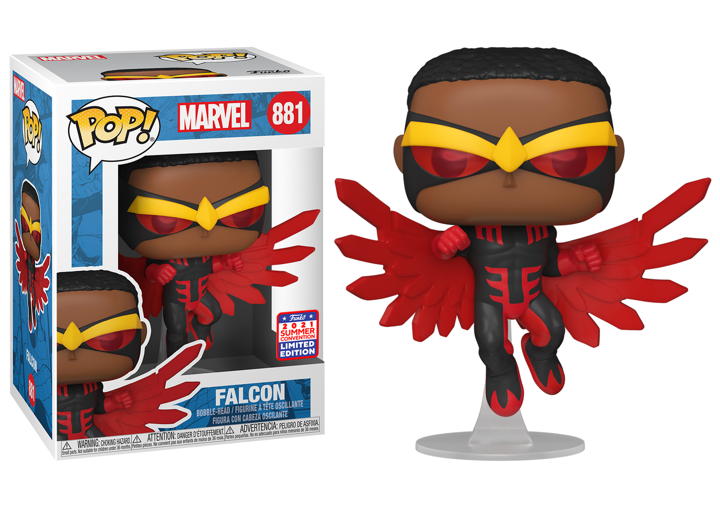 Marvel - Classic Falcon 2021 Summer Convention Exclusive Pop! Vinyl