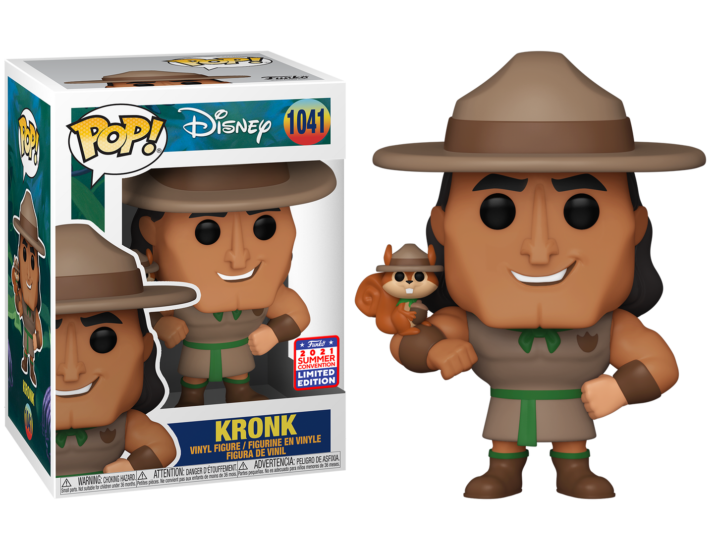 Emperor’s New Groove - Kronk as Scout Leader Disney 2021 Summer Convention Exclusive Pop! Vinyl #1041