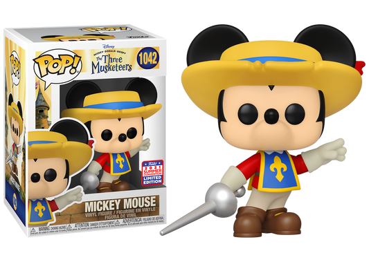The Three Musketeers - Mickey Mouse Disney Funkon 2021 Summer Convention Exclusive Pop! Vinyl