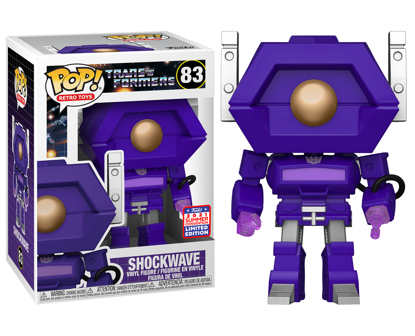 Transformers - Shockwave Funkon 2021 Summer Convention Exclusive Pop! Vinyl