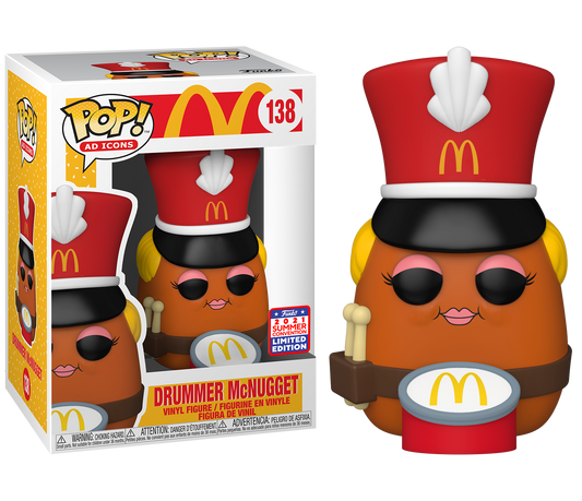 McDonald’s - Drummer McNugget Ad Icons 2021 Summer Convention Exclusive Pop! Vinyl