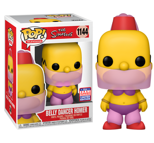 The Simpsons - Homer Belly Dancer SDCC 2021 US Exclusive Pop! Vinyl