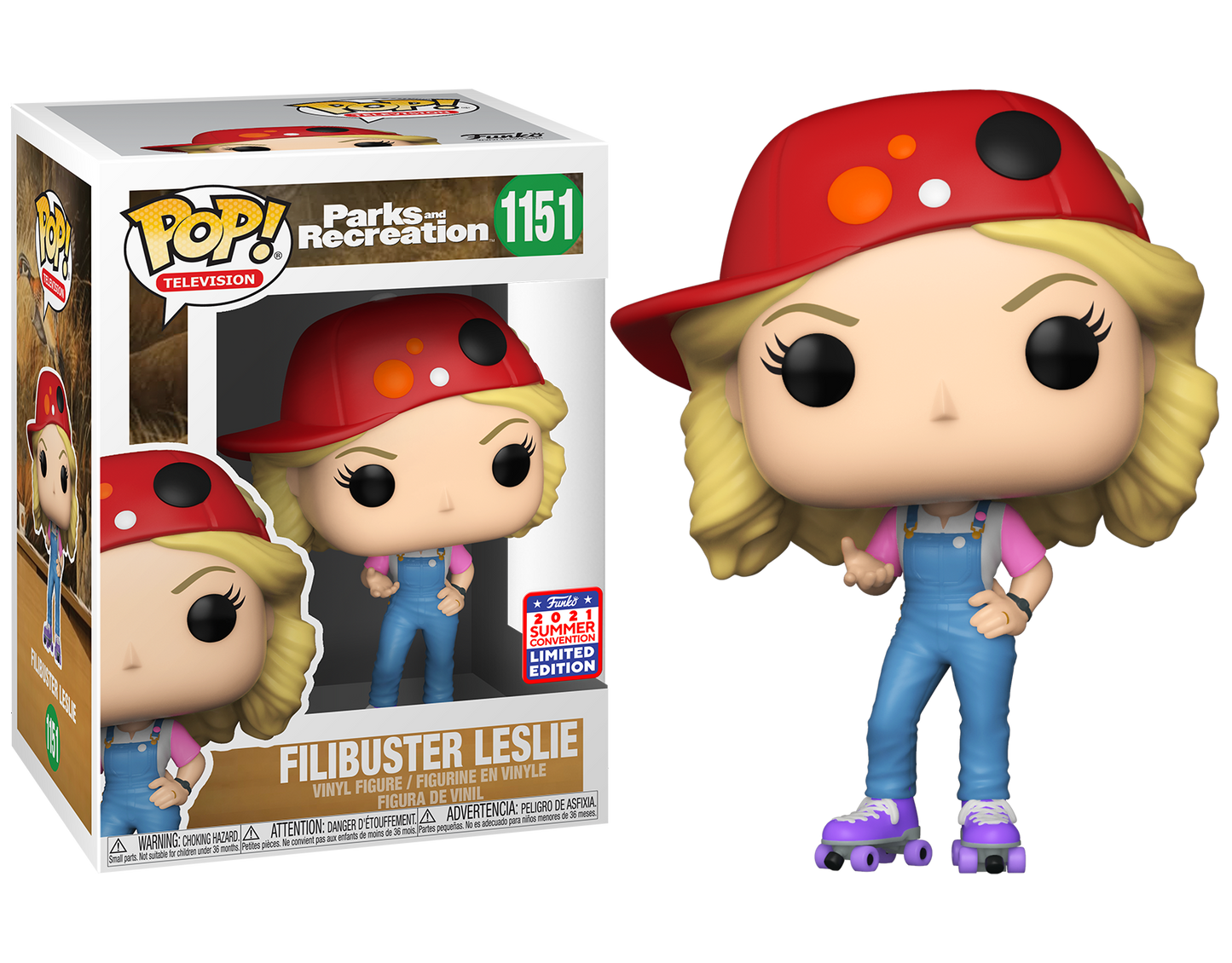 Parks and Recreation - Leslie Filibuster SDCC 2021 US Exclusive Pop! Vinyl