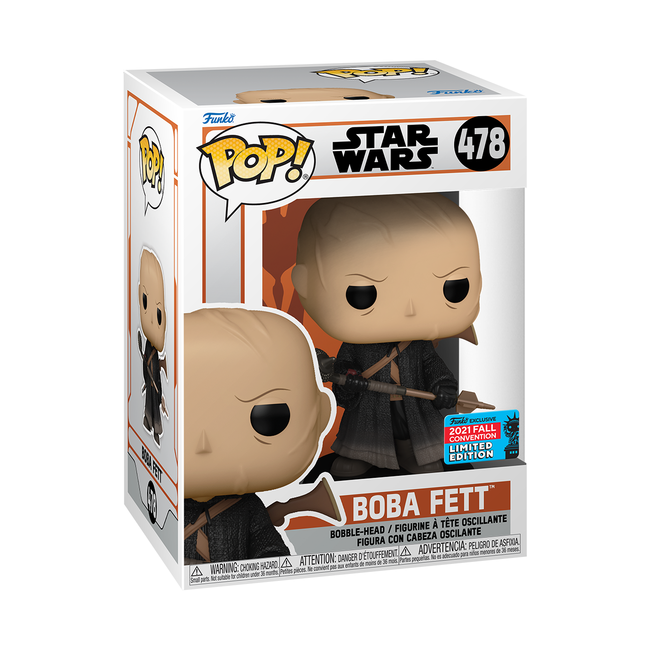 Star Wars: The Mandalorian - Boba Fett on Tatooine 2021 Fall Convention Exclusive Pop! Vinyl #478