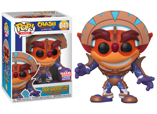 Crash Bandicoot - Crash Bandicoot in Mask Armor 2021 Summer Convention Exclusive Pop! Vinyl #841
