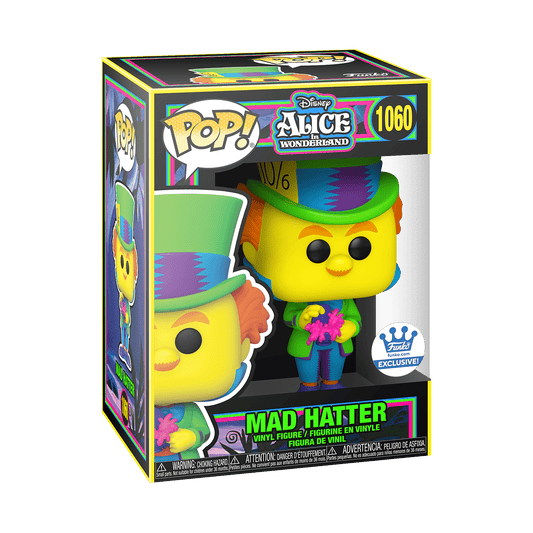 Alice In Wonderland - Mad Hatter Blacklight Pop! Vinyl #1060