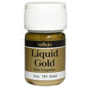 Vallejo Model Colour Metallic Liquid Gold (Alcohol Base) 35 ml - Ozzie Collectables