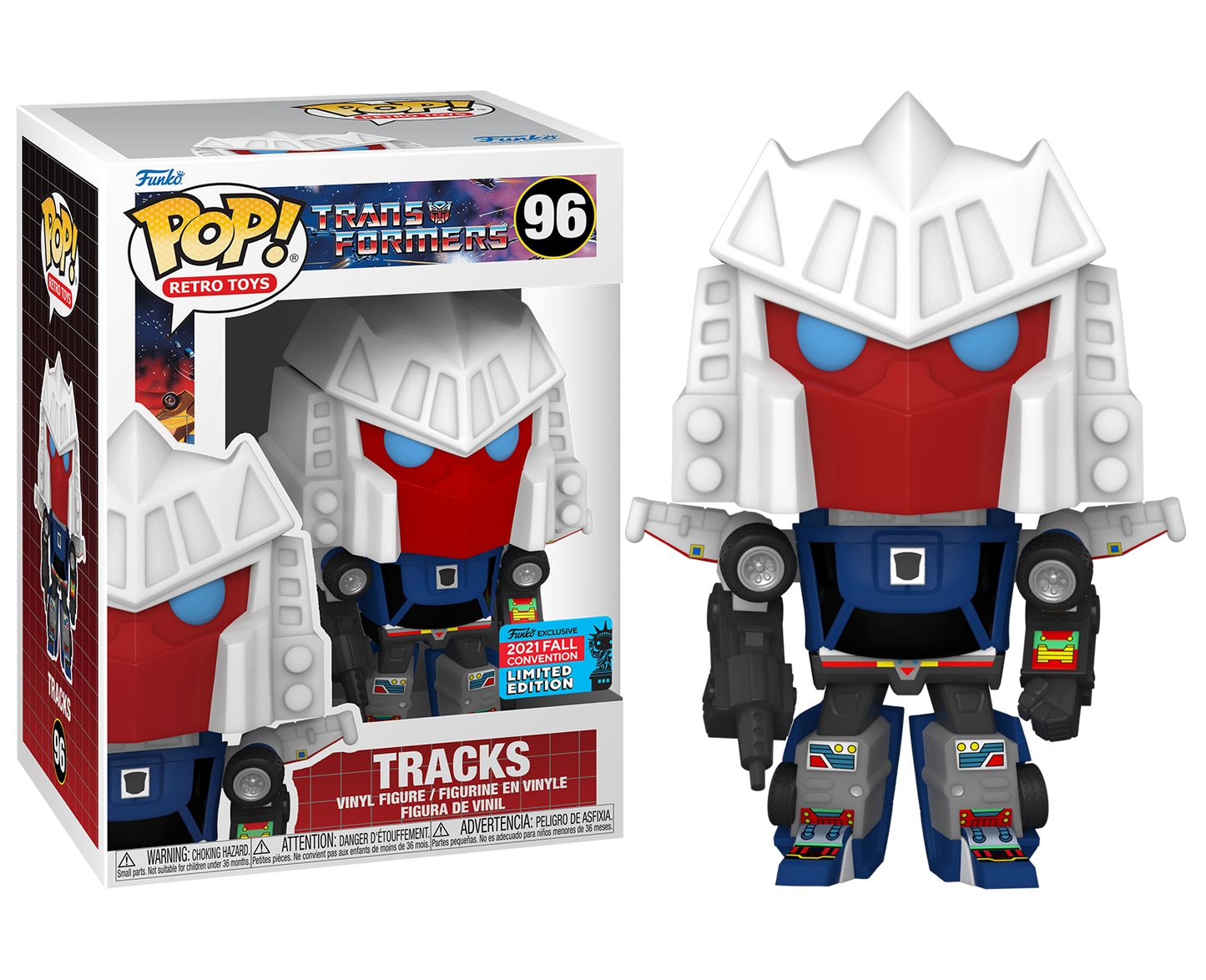 Transformers - Tracks Retro Festival of Fun Fall Convention 2021 Exclusive Pop! Vinyl