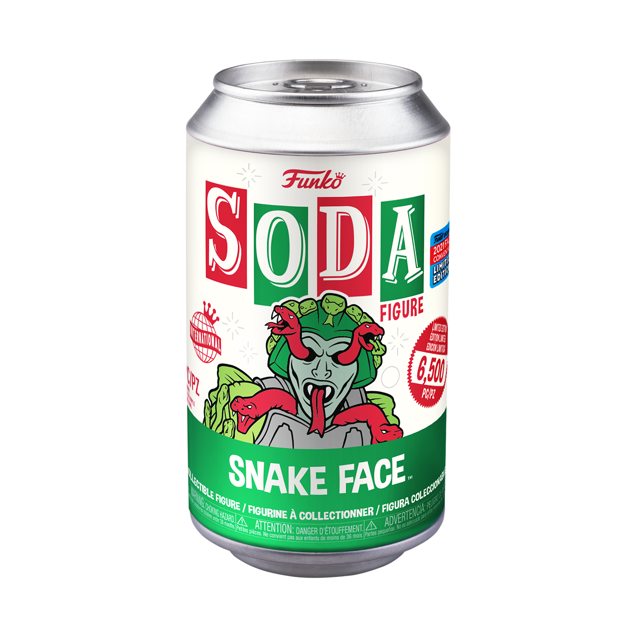 Masters of the Universe - Snake Face NYCC 2021 Fall Convention Exclusive Vinyl Soda