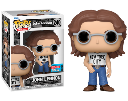 John Lennon - John Lennon in NYCC T-Shirt Festival of Fun Fall Convention 2021 Exclusive Pop! Vinyl