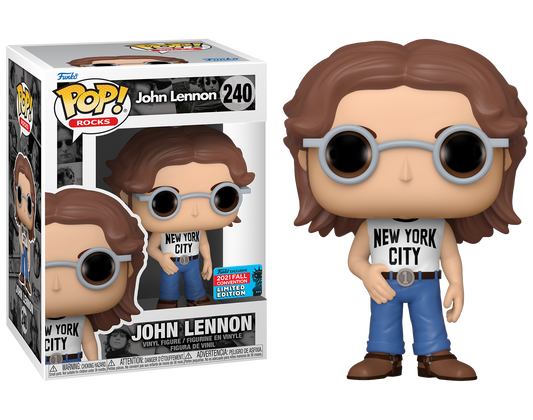 John Lennon - John Lennon in NYCC T-Shirt Festival of Fun Fall Convention 2021 Exclusive Pop! Vinyl